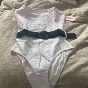 NWT! Solid & Stripes Elegant Black & White 🩱L